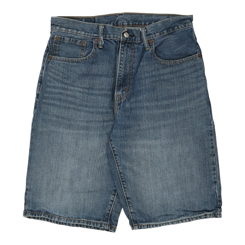 569 Levis Denim Shorts - 33W 12L Blue Cotton