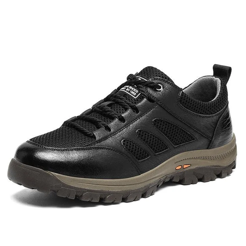 Breathable Casual Leather Shoes Men's Comfortable Sports
