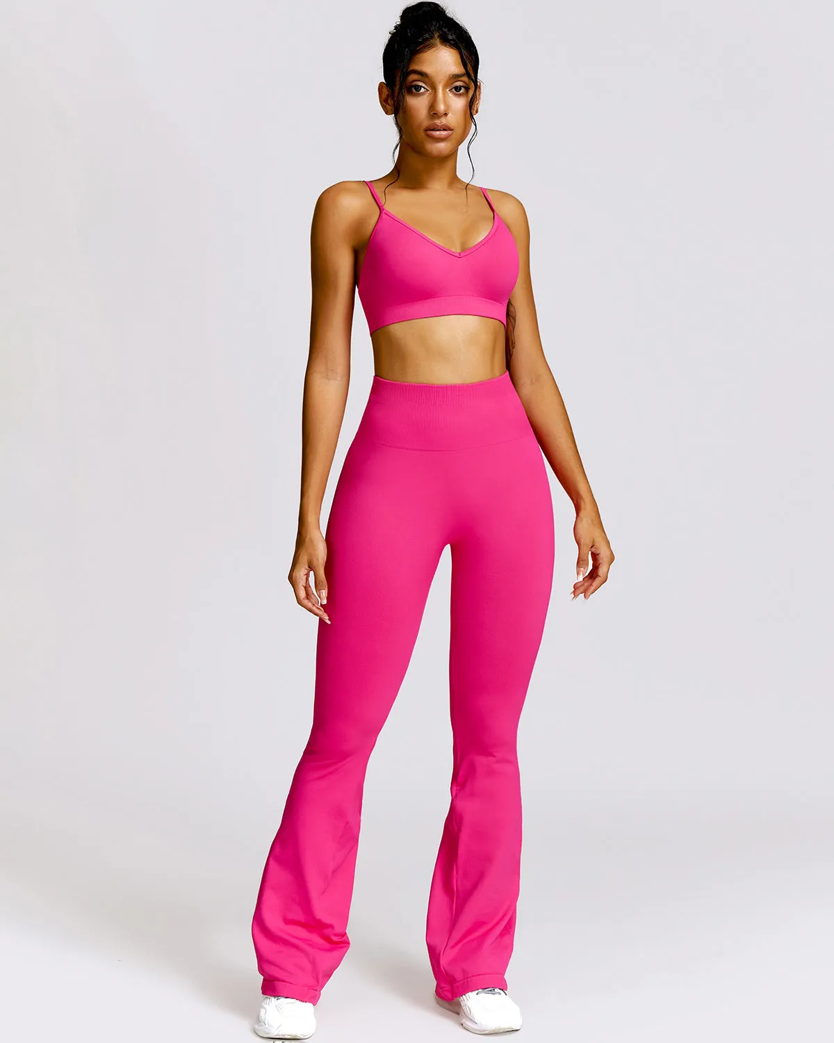 Cecilia Scrunch Leggings - Fuchsia