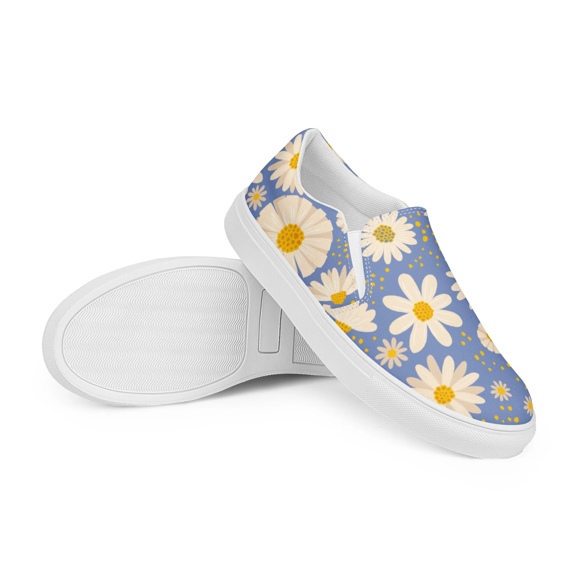 Daisies Women’s slip-on canvas shoes