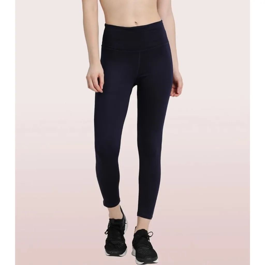ENAMOR-E040 HUGGED LEGGING | DRY FIT PRINTED LEGGINGS