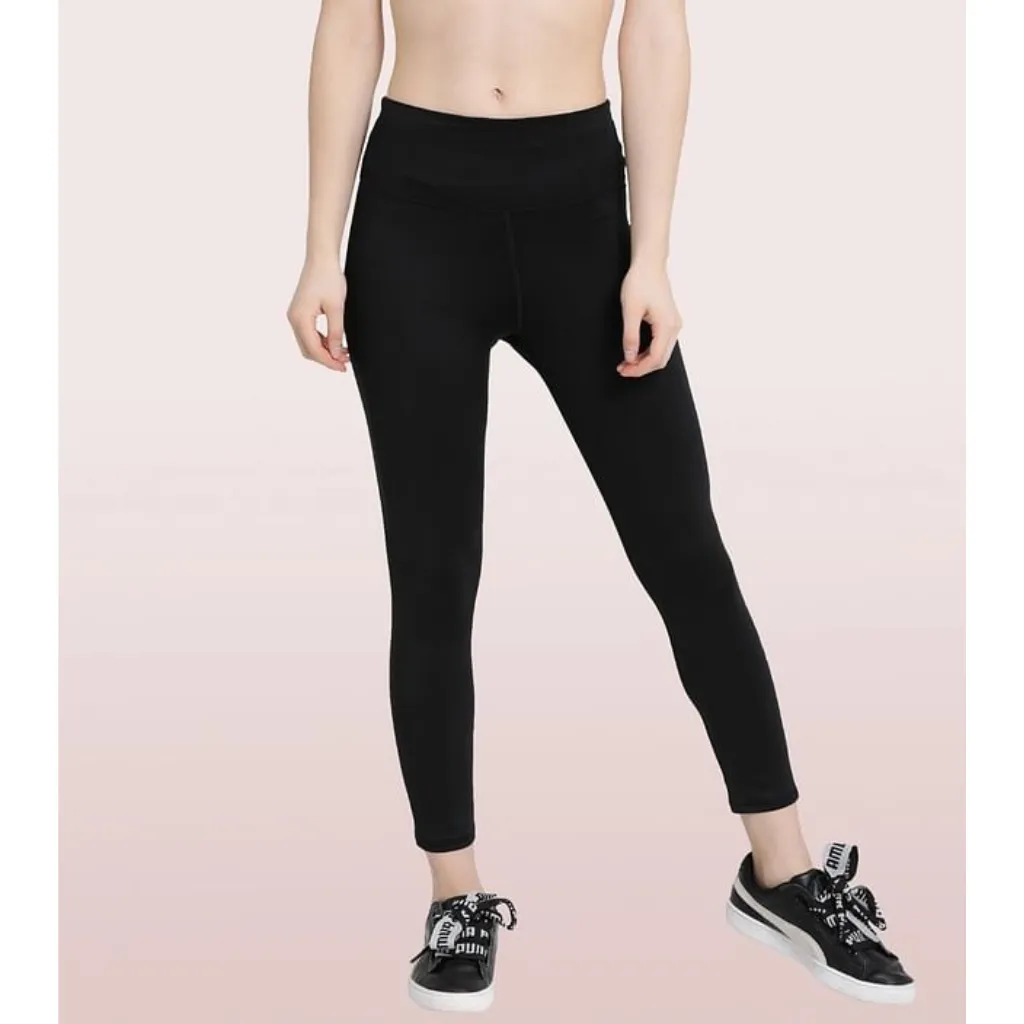 ENAMOR-E040 HUGGED LEGGING | DRY FIT PRINTED LEGGINGS