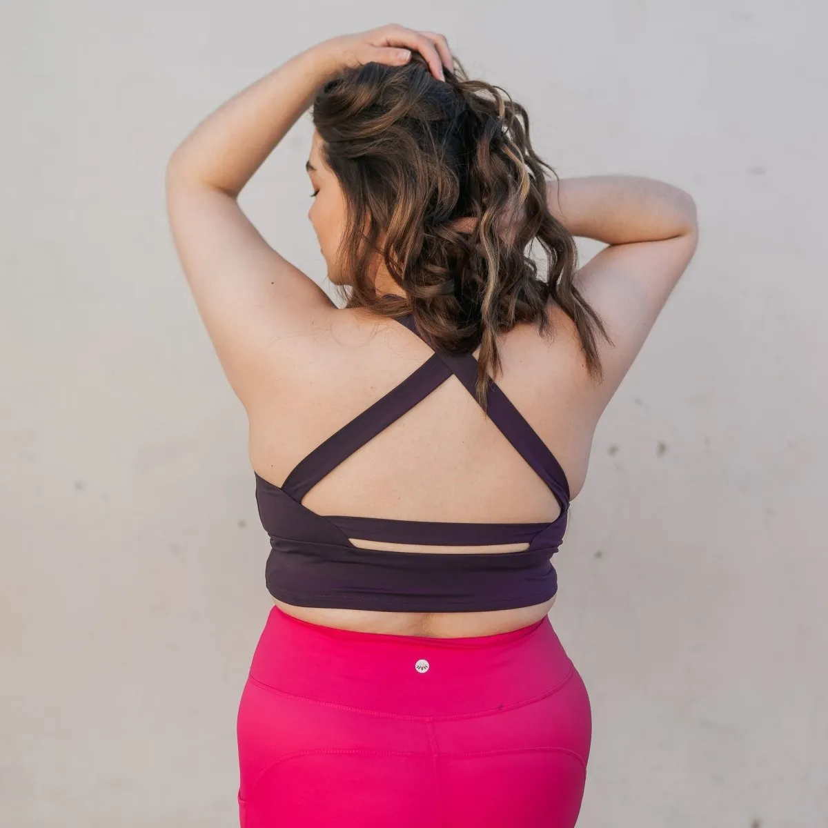 Harmony Crop Top - Eggplant