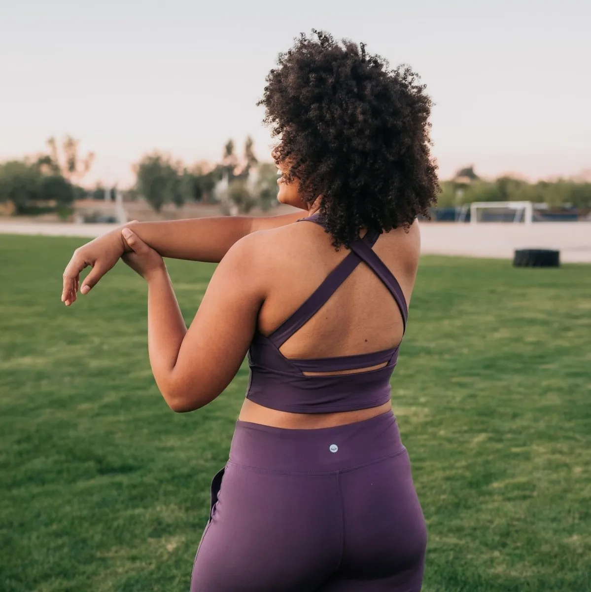 Harmony Crop Top - Eggplant