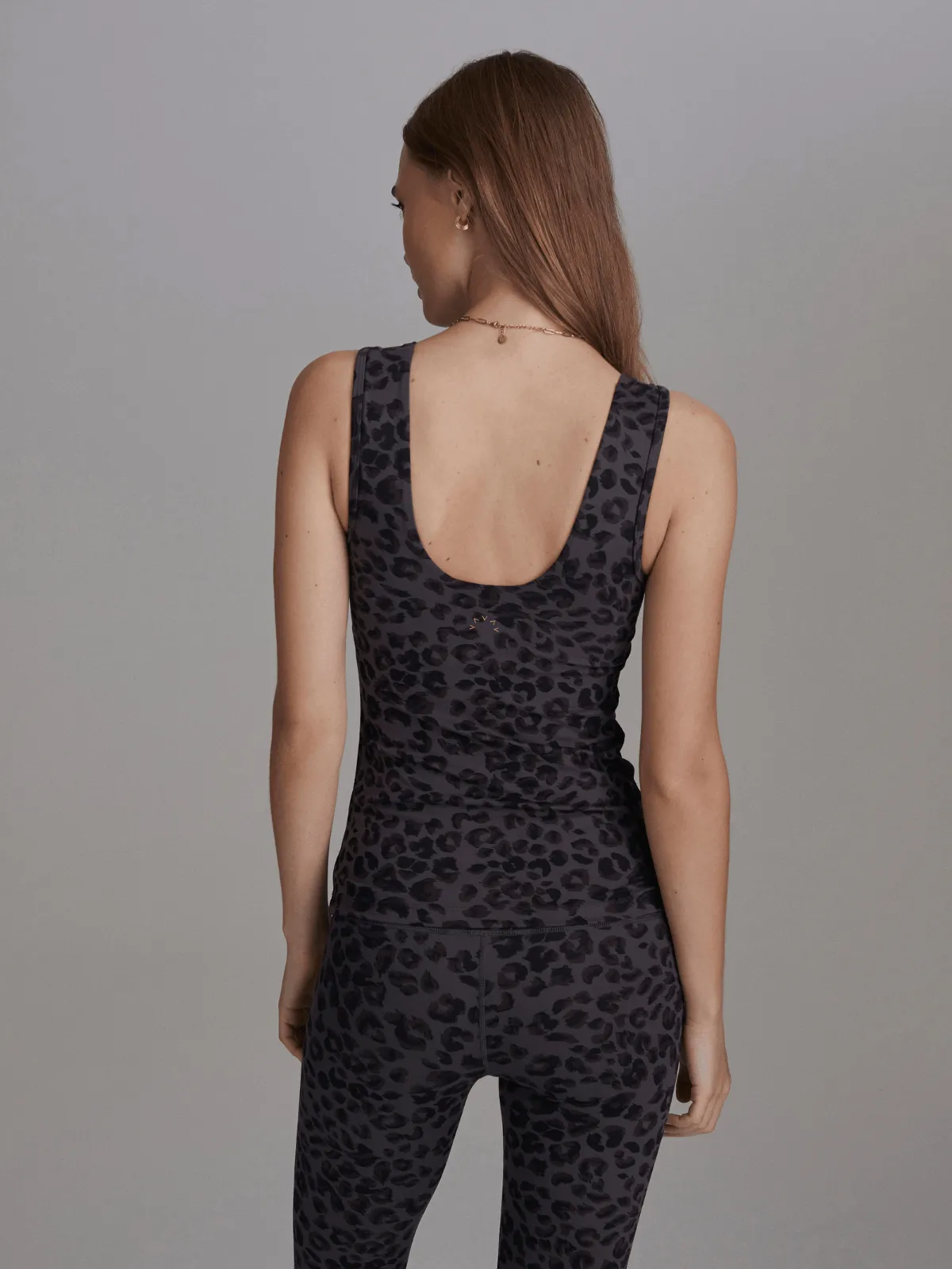 Iron Grey Cheetah Aletta Tank Top