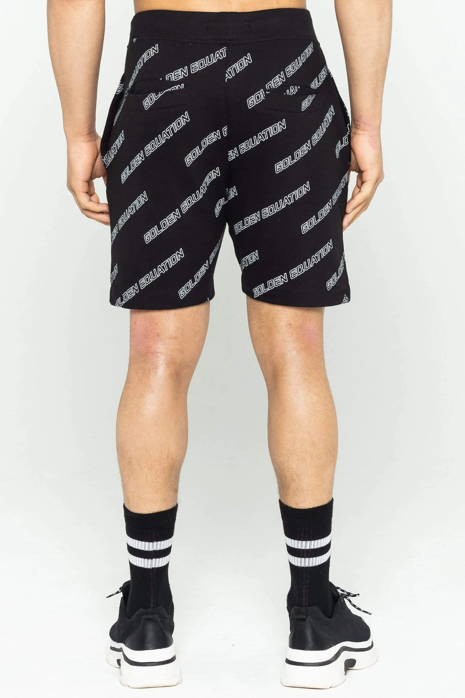 Jumel Print Men's Shorts - Black