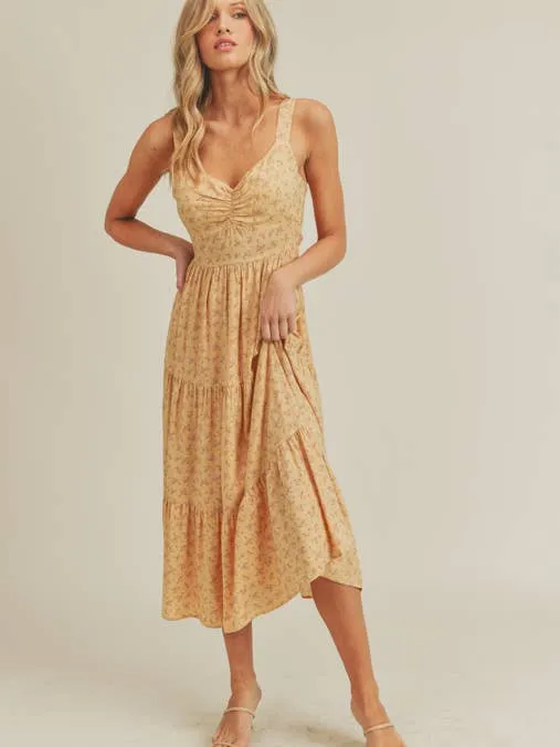 Lilac Yellow Dress