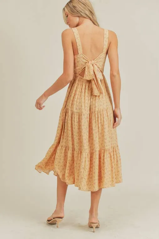Lilac Yellow Dress