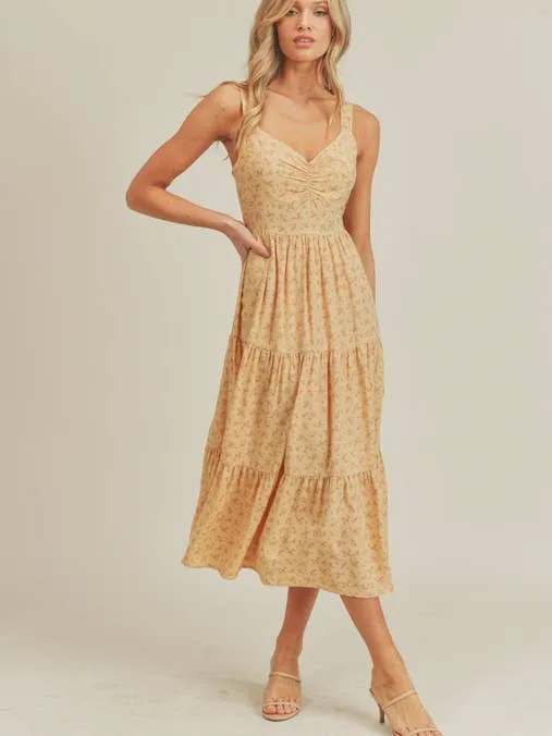 Lilac Yellow Dress