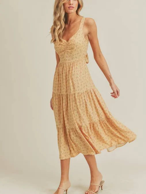 Lilac Yellow Dress