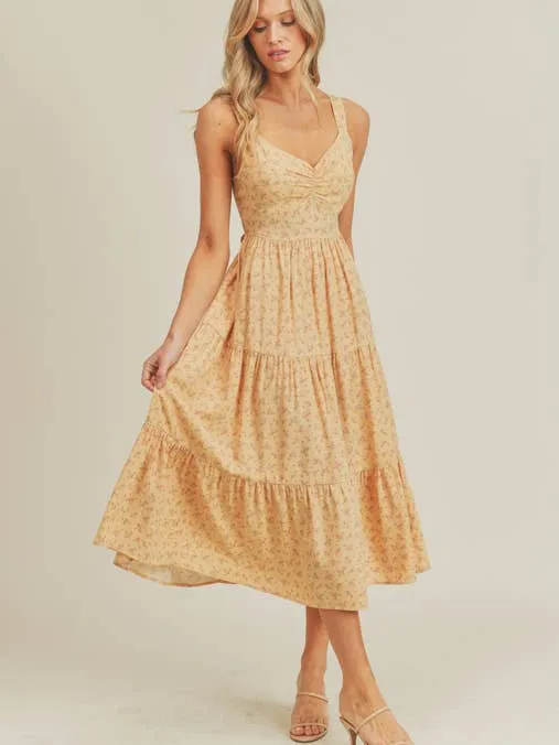 Lilac Yellow Dress