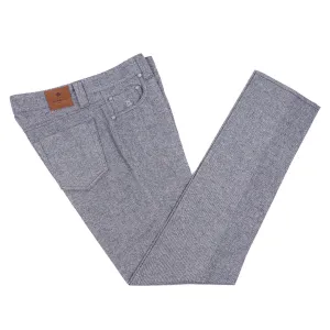 Luigi Borrelli Slim-Fit Soft Twill Jeans