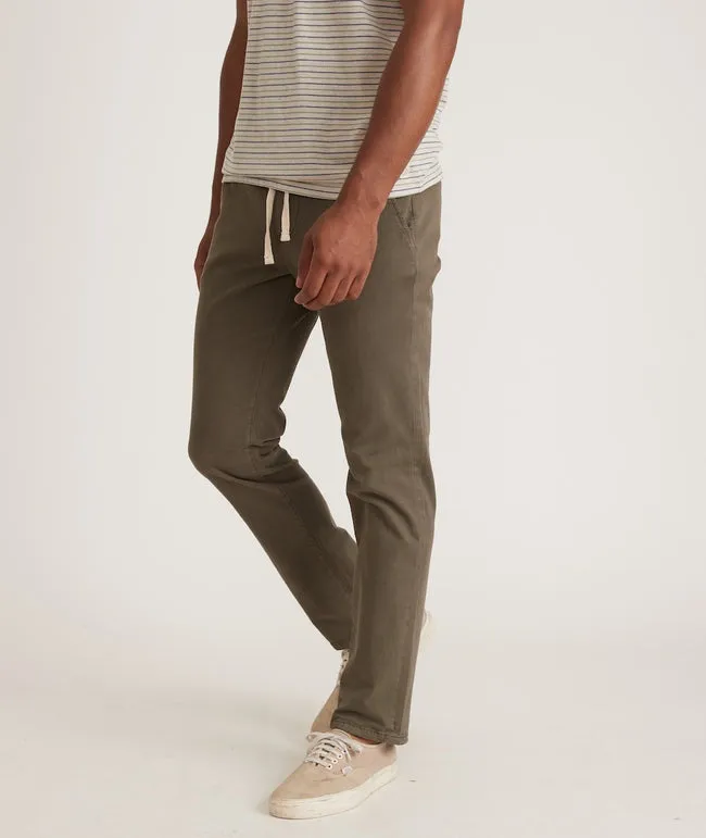 Marine Layer Saturday Pant Slim Fit in Olive Night