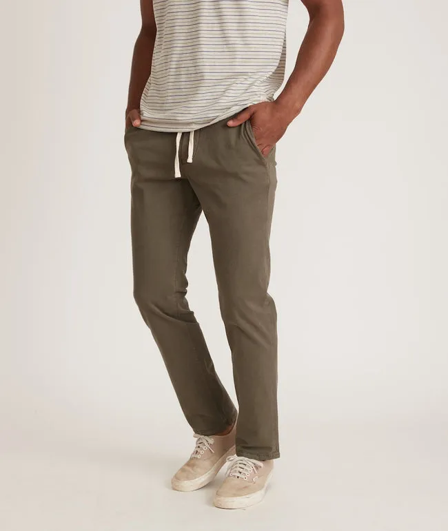 Marine Layer Saturday Pant Slim Fit in Olive Night