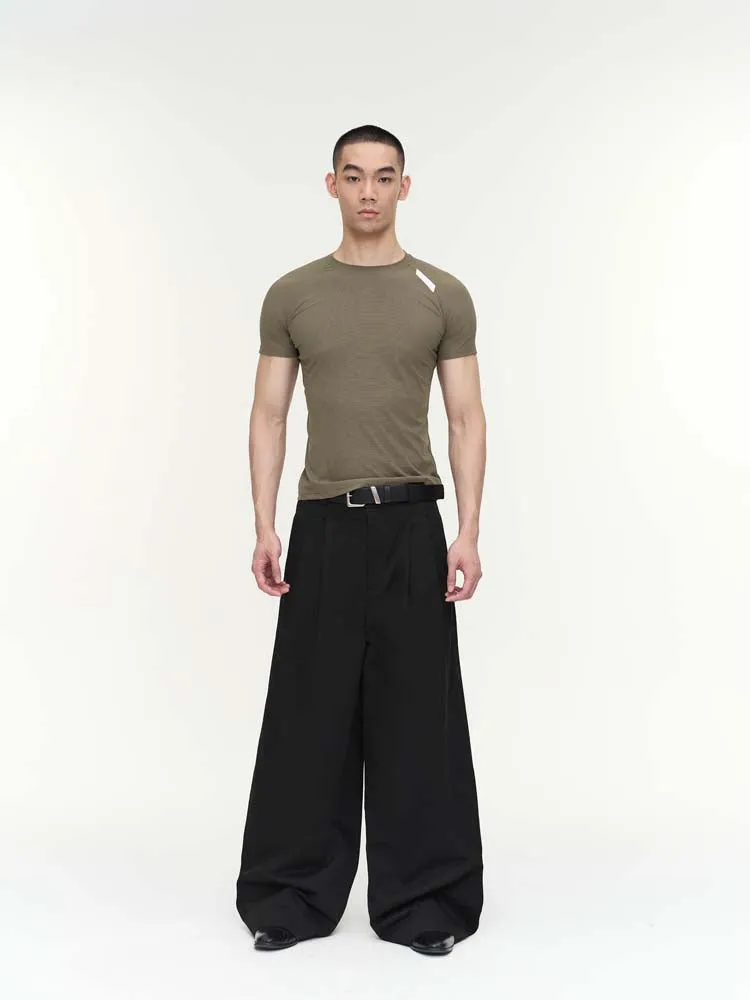 Natural wash casual pants