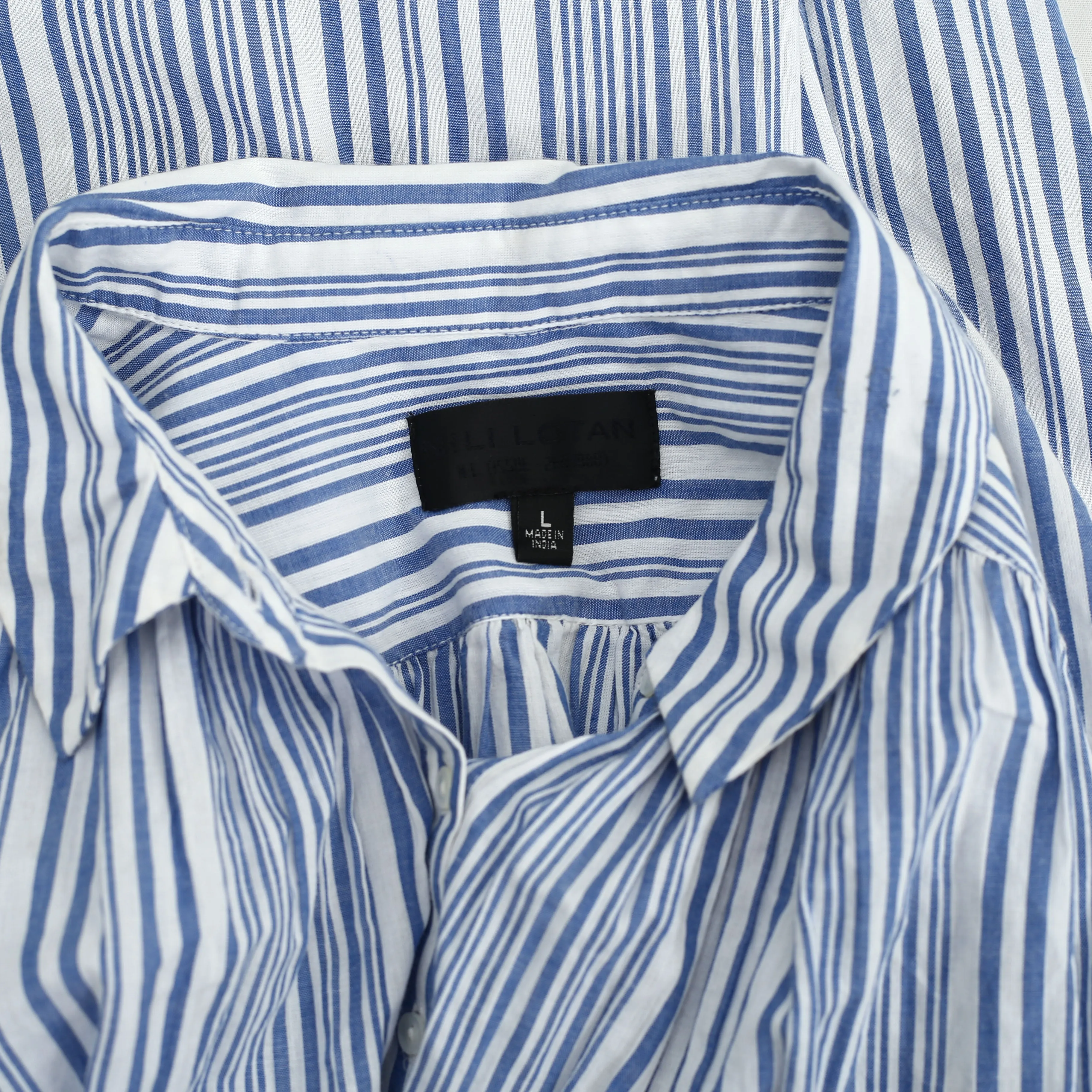 Nili Lotan Normandy Shirt Tunic Top
