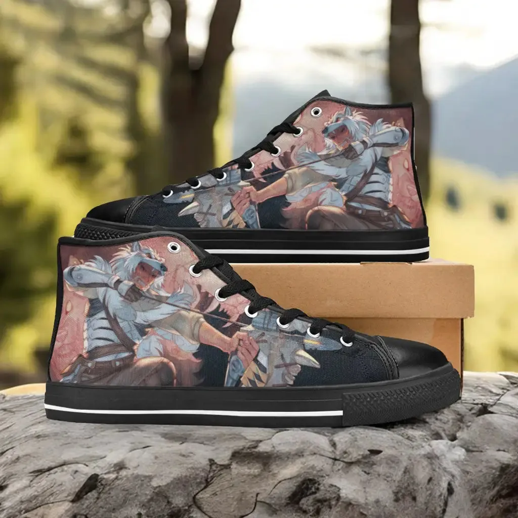 Overwatch Hanzo Shoes High Top Sneakers for Kids and Adults