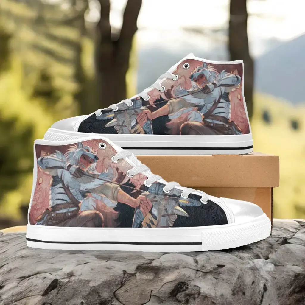 Overwatch Hanzo Shoes High Top Sneakers for Kids and Adults