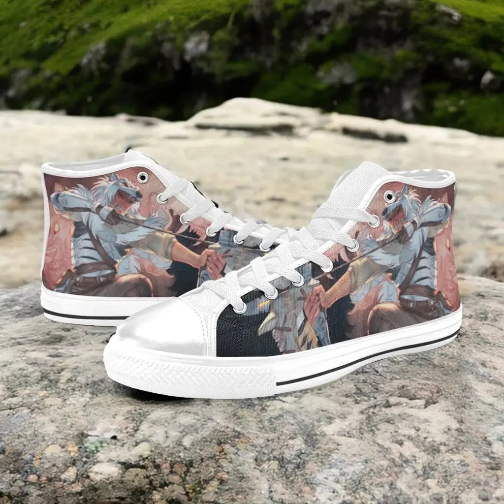 Overwatch Hanzo Shoes High Top Sneakers for Kids and Adults