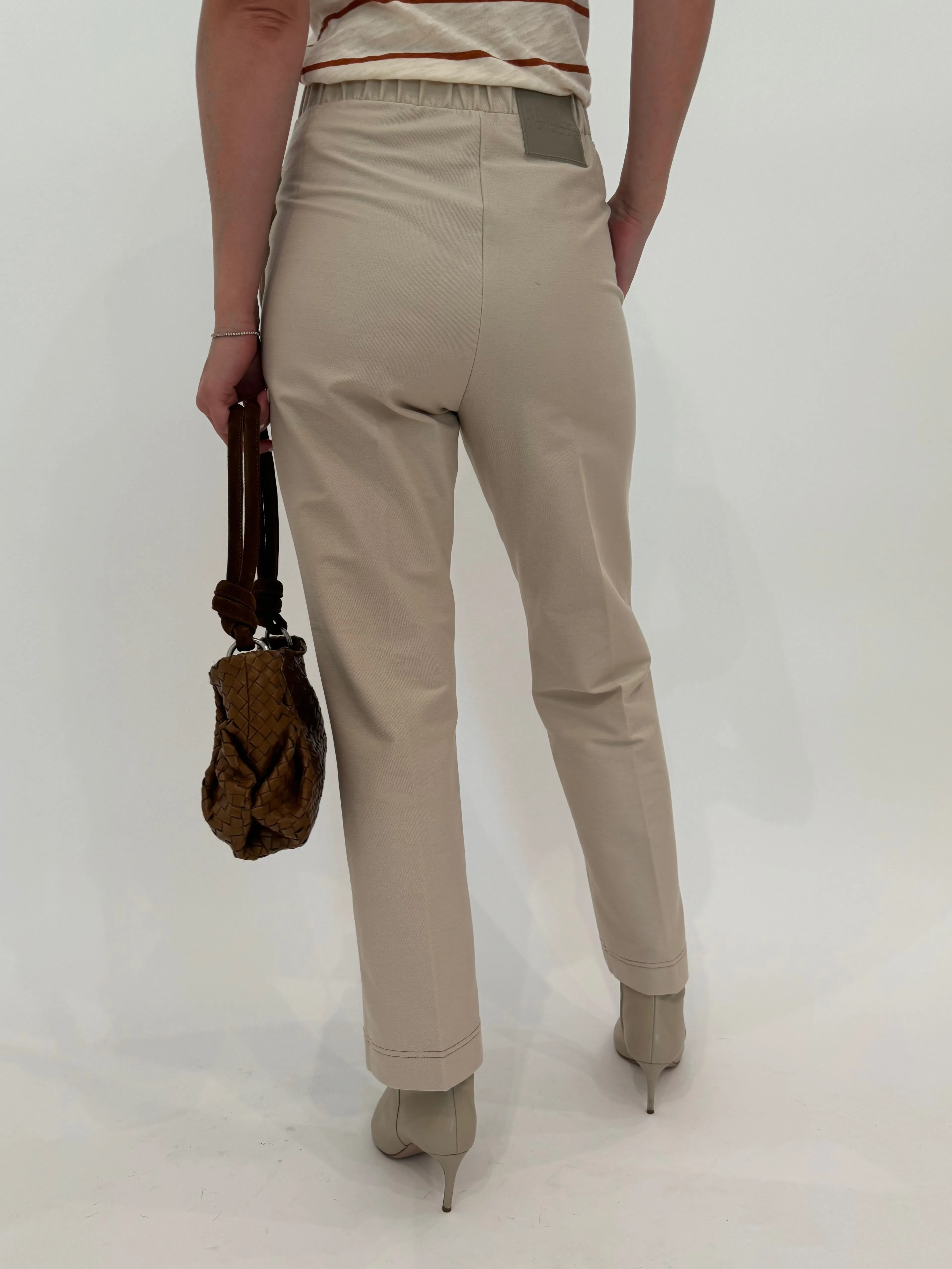 Quiete Denim-Effect Jersey Trousers
