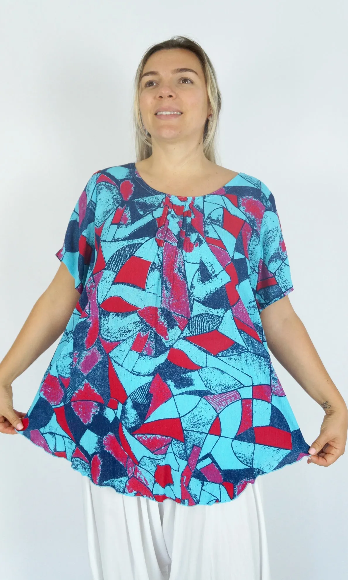 Rayon Top Newport Random, More Colours