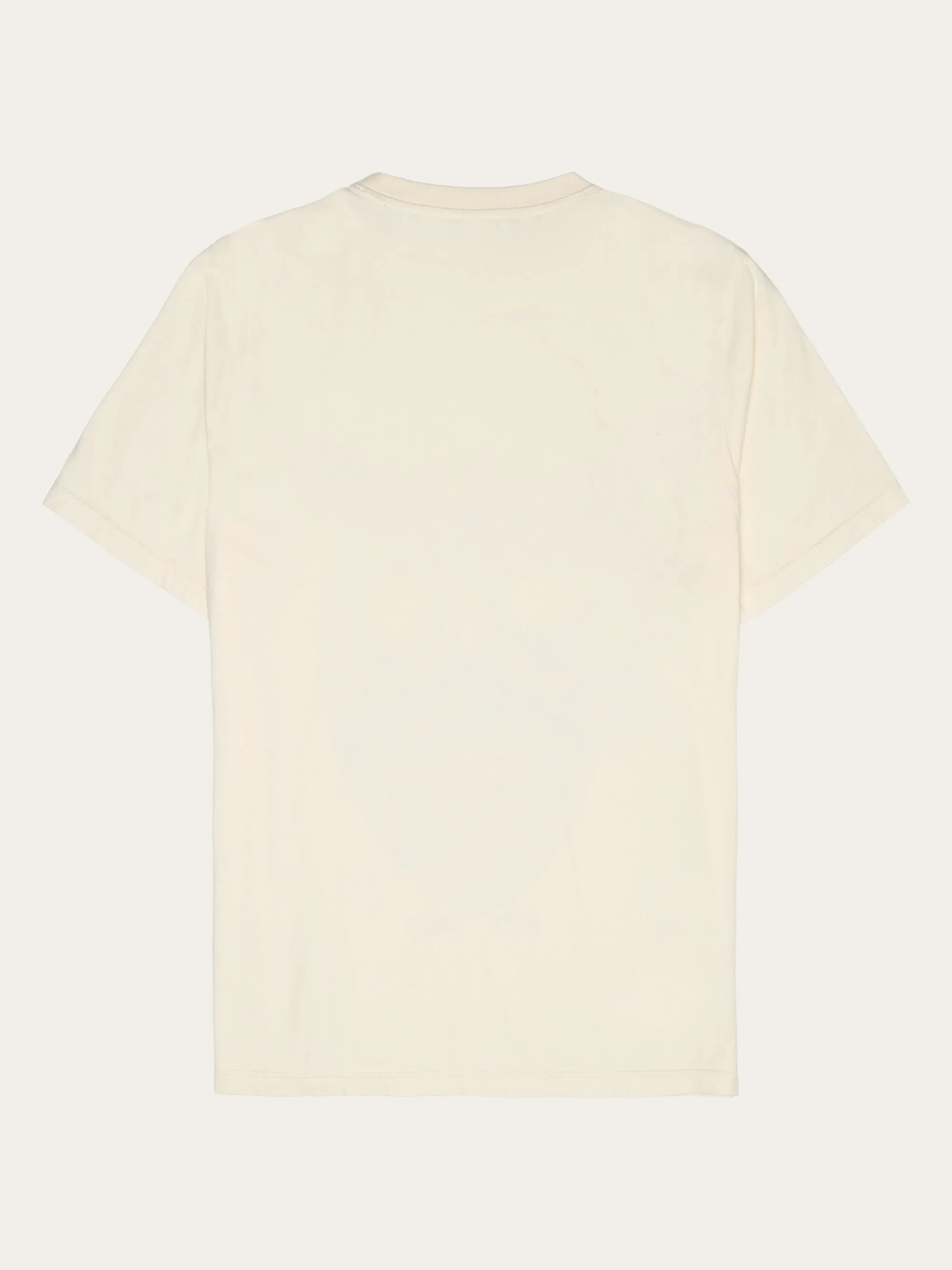 Regular single jersey mountain owl printed t-shirt - Regenerative Organic Certified™ - GOTS - Egret