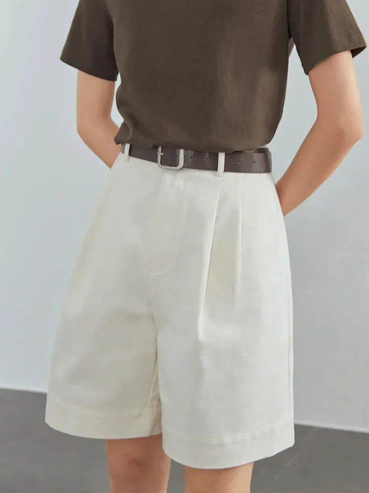 Summer High Waist Sexy White Denim Shorts