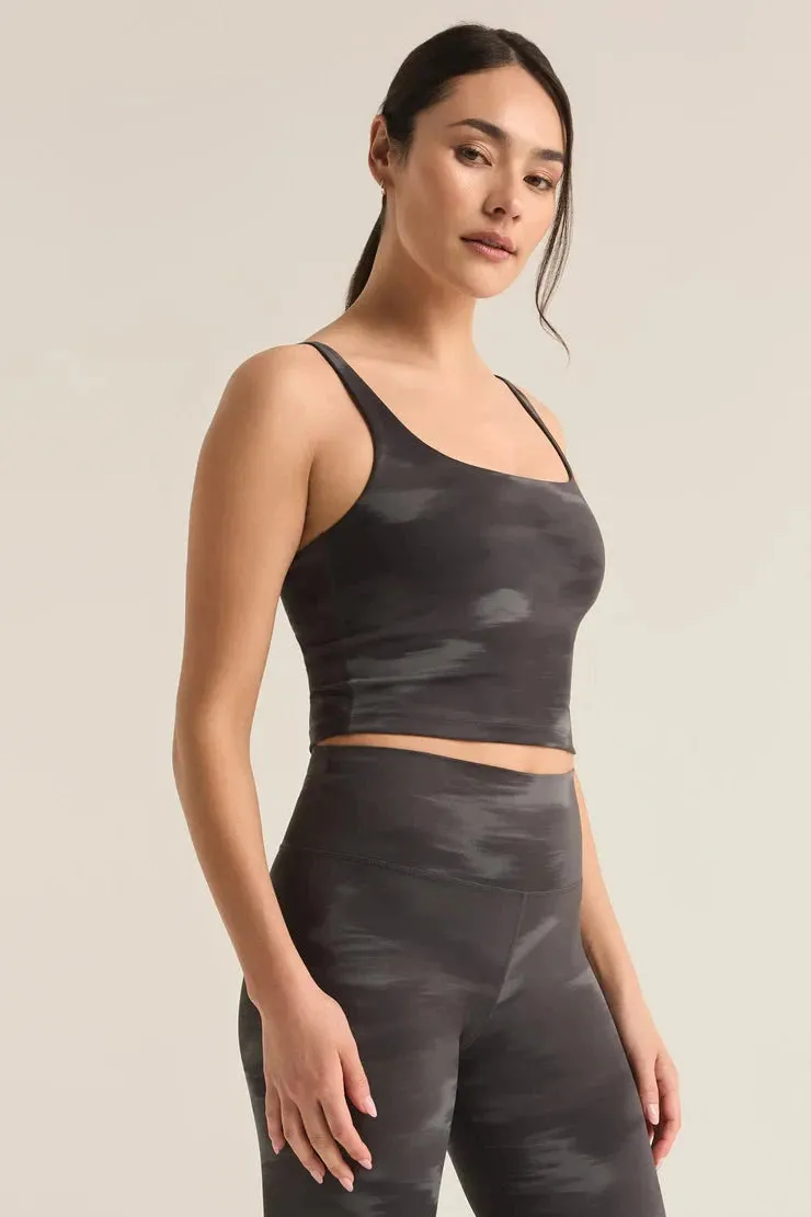Z Supply Eclipse Camo Cropped Tank